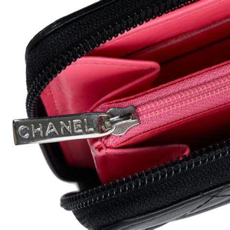 chanel cambon zip wallet|genuine Chanel wallets.